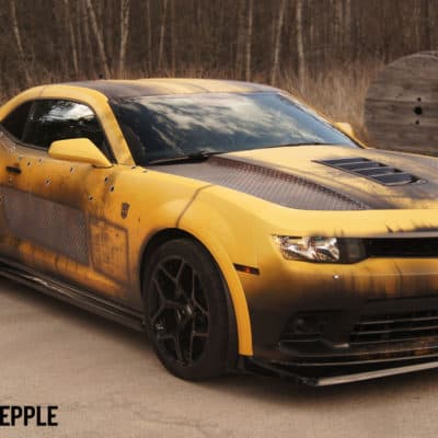 Chevrolet Camaro Bumblebee im Rost Look