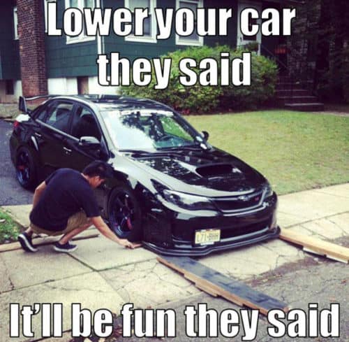 Lower your Car