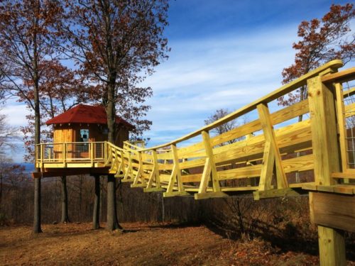 Baumhaus Profis - Brücke