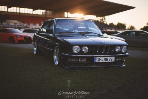 BMW E28 mit HP-d Luftfahrwerk und BBS E50
