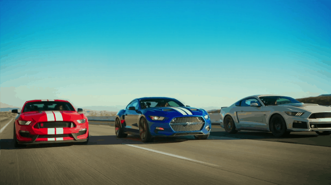 Ford Mustang, Roush Stage 3, Fisker Golpin Rocket, Shelby GT350