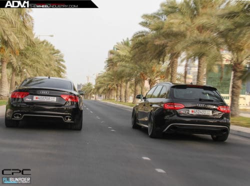 Audi RS4 Avant mit ADV5.0 Track Spec CS Felgen