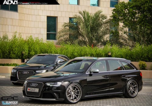 Audi RS4 Avant mit ADV5.0 Track Spec CS Felgen