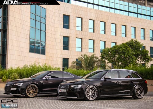 Audi RS4 Avant mit ADV5.0 Track Spec CS Felgen