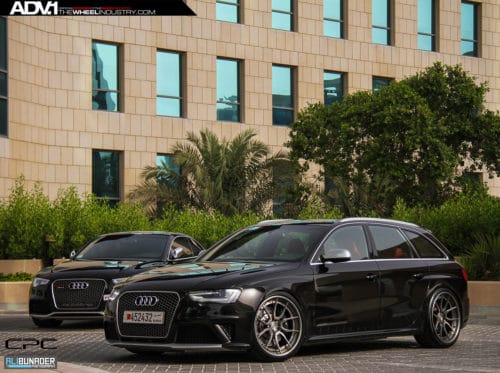 Audi RS4 Avant mit ADV5.0 Track Spec CS Felgen