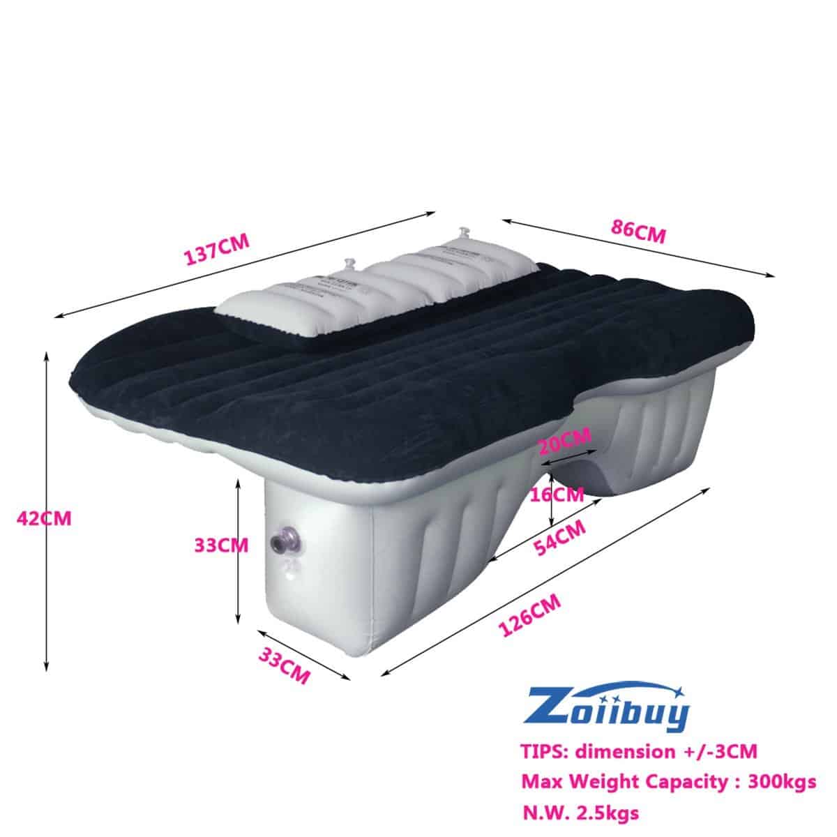Luftmatratze für die Rücksitzbank von Zoiibuy®