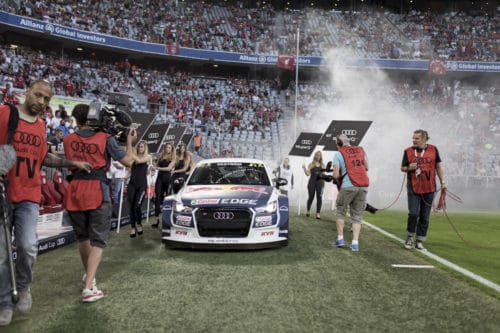 Audi Cup 2017 Mattias Ekström mit Audi S1 EKS RallyCross