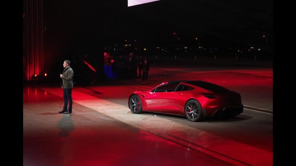 Elon Musk - PräsentationTesla Roadster 2.0