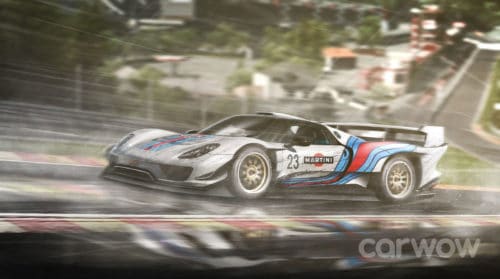 Rendering Porsche 918 Le Mans