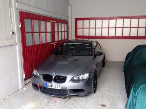 Kurzes Kennzeichen - BMW M3 E92