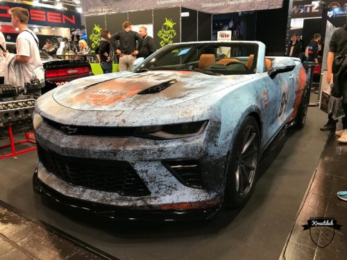 Essen Motorshow 2017 - Chevrolet Camaro Gen. 6 Cabrio wrapped - Customkingz