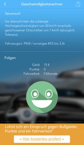 Bußgeld 2017