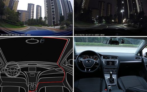 Dashcam Kabel verlegen - Aukey DR02