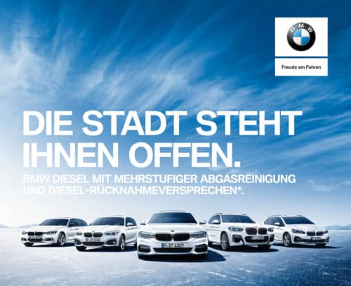 BMW Rücknahmeversprechen bei Dieselrückläufern