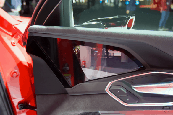 Audi e-tron 55 Quattro Kamera als Seitenspiegel