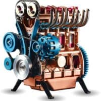 DIY Bausatz - 4 Zylinder Schreibtischmotor erhältlich auf Amazon in Deutschland