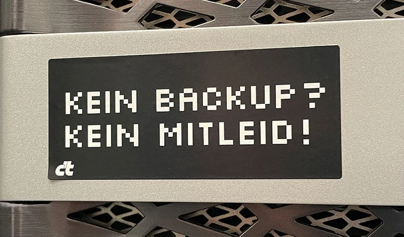 Kein Backup? Kein Mitleid!